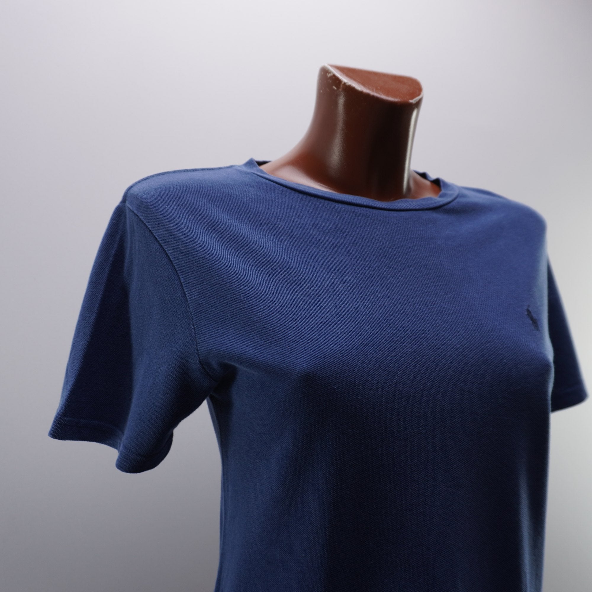 Camiseta de Manga Corta Ralph Lauren para Mujer Usada - Azul, M