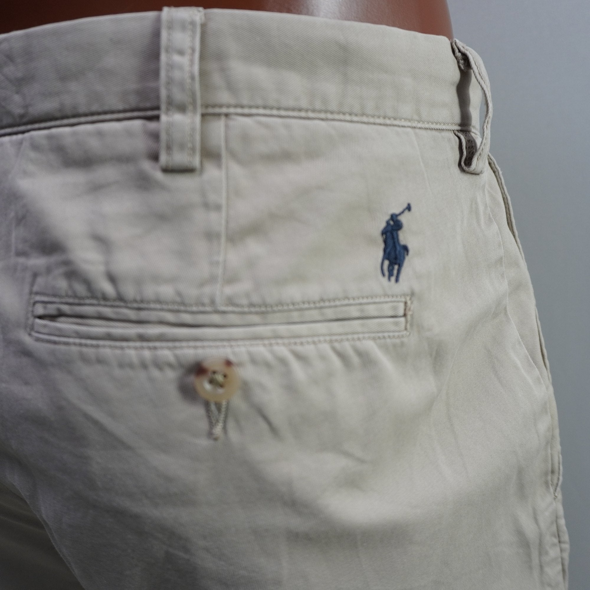 Pantalones Cortos Chinos Ralph Lauren para Hombre Usados - Beige, L