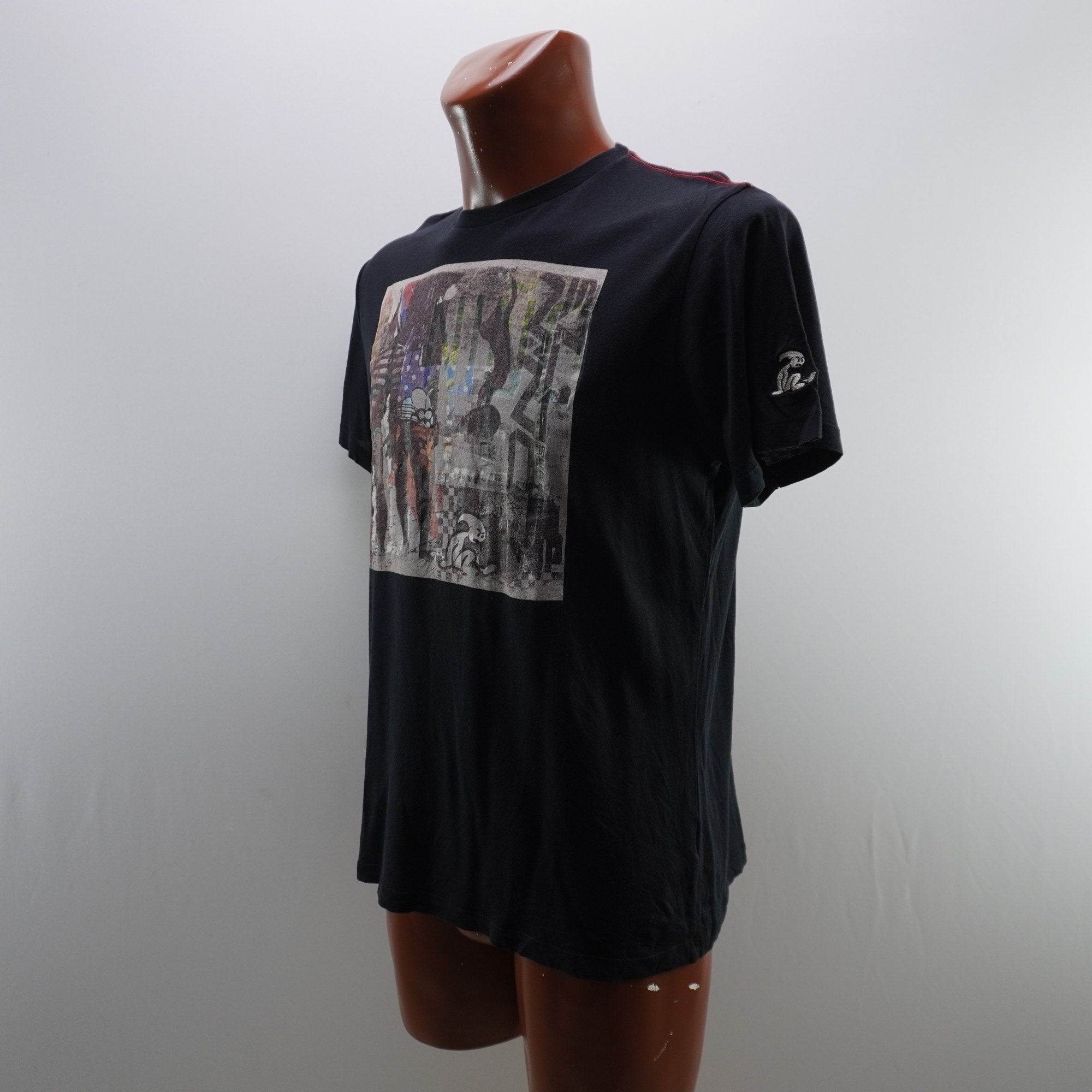 Camiseta de Manga Corta El Niño para Mujer Usada - Negra, L