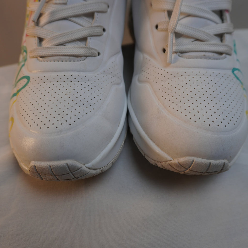 Zapatillas Skechers para Mujer Usadas - Blancas, Talla 39