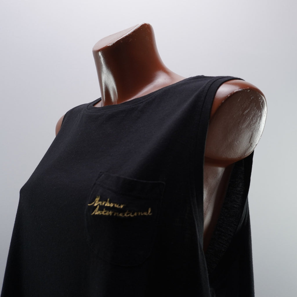 Camiseta Barbour para Mujer Usada - Negra, XL