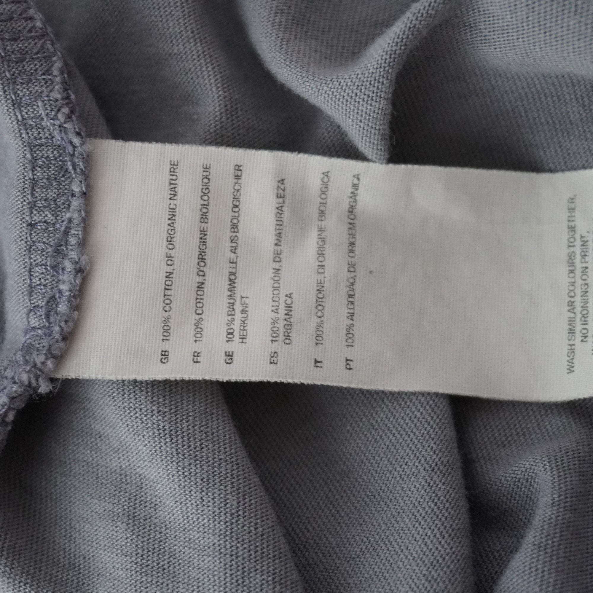 Camiseta de Manga Corta Wituka para Hombre Usada - Gris, L