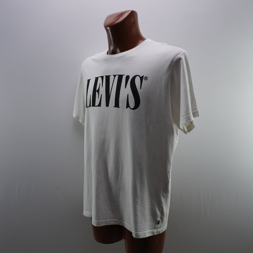 Camiseta de Manga Corta Levi's para Hombre Usada - Blanca, L