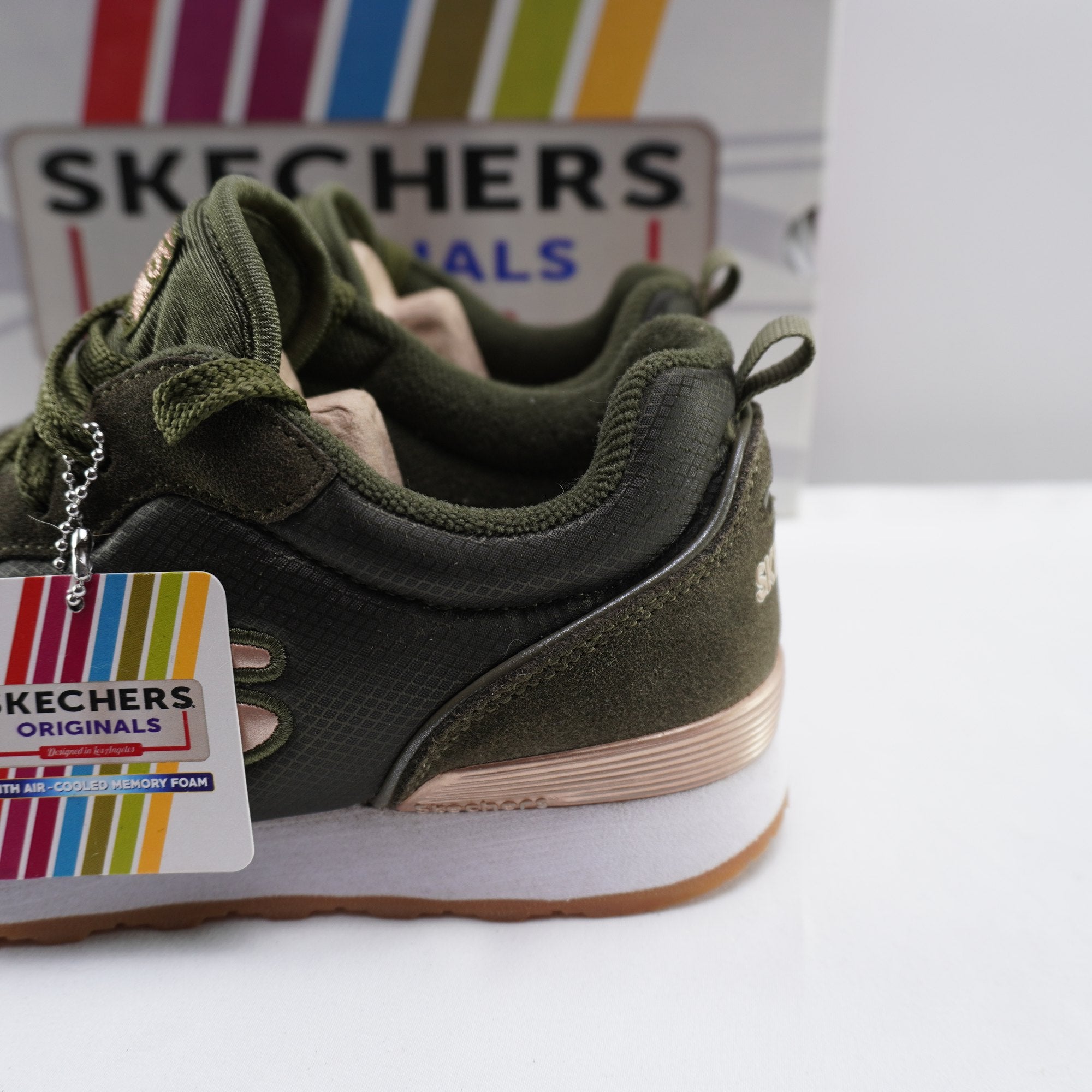 Zapatillas Skechers para Mujer Nuevas - Verde, Talla 38