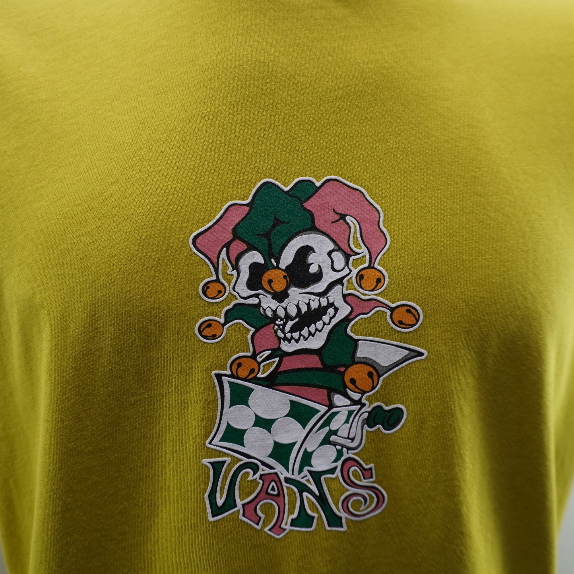 Camiseta de Manga Corta Vans para Hombre Usada - Amarillo, L