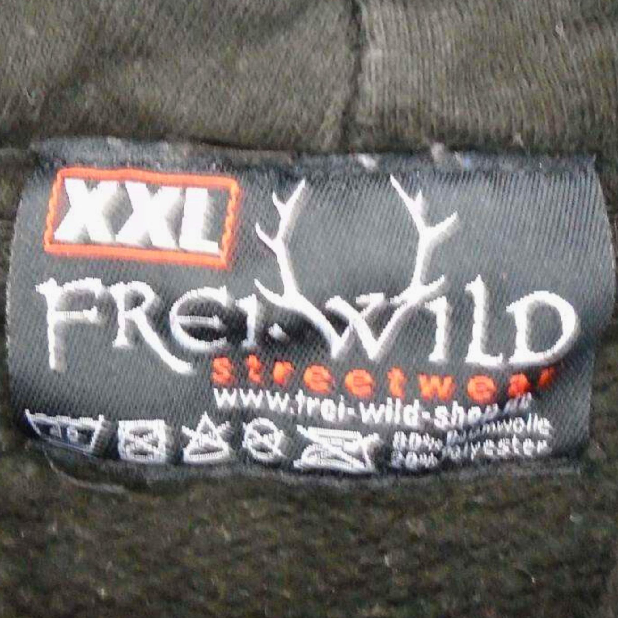 Frei.Wild Men's Hoodie in Black, Size XXL: Used in Very Good Condition