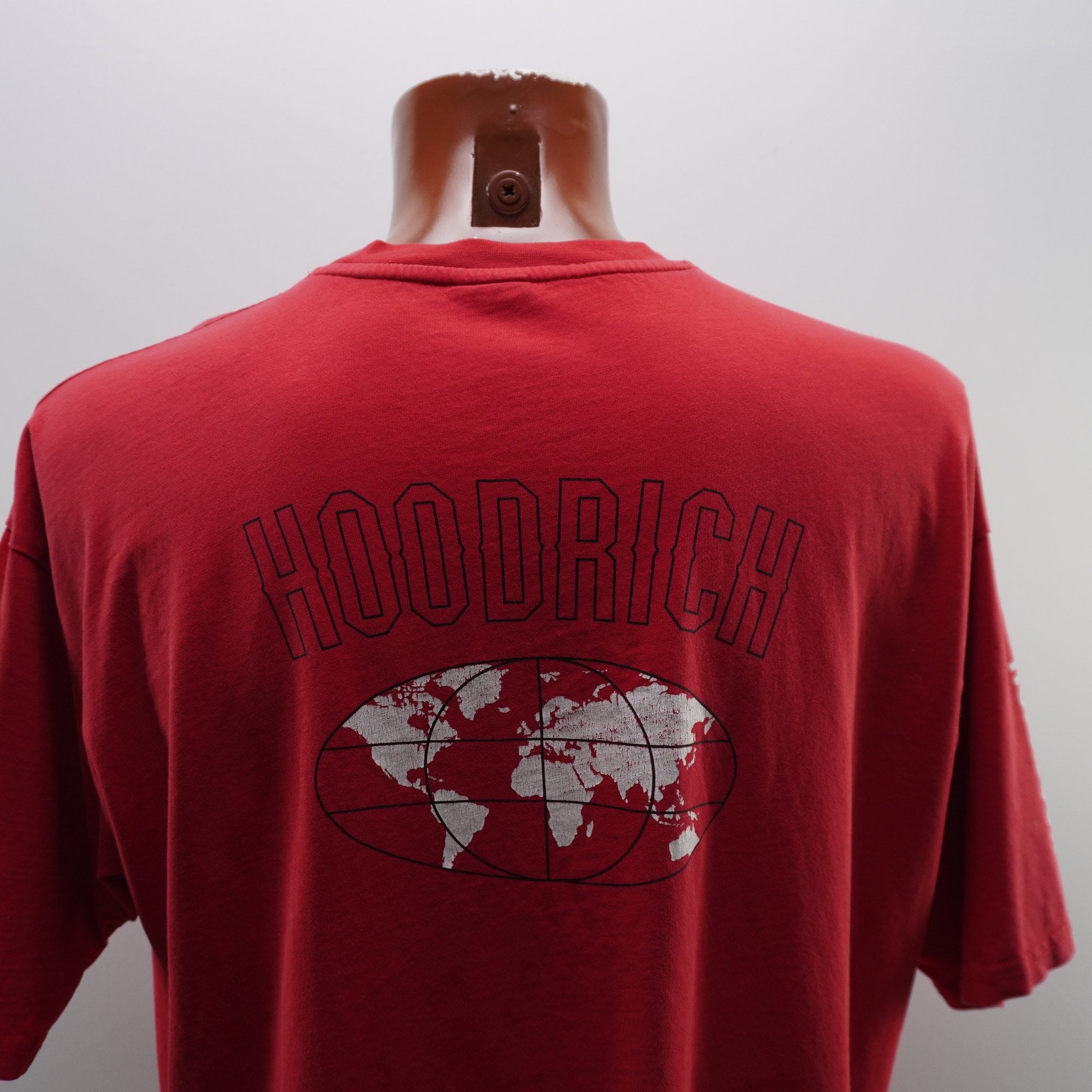 Camiseta de Manga Corta Hoodrich para Hombre - Roja, M - Usada en Muy Buen Estado
