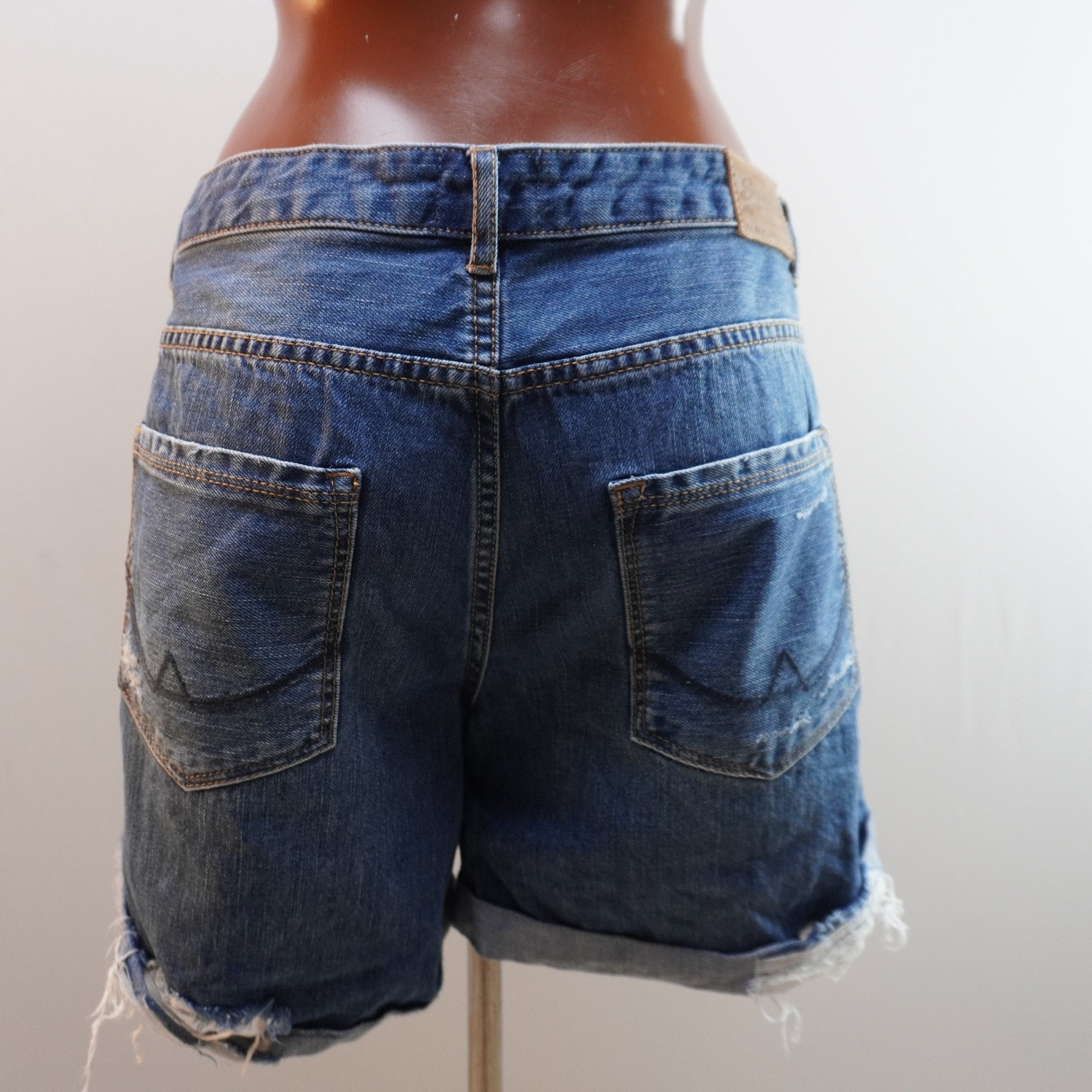 Pantalones Cortos Vaqueros Superdry para Mujer Usados - Azul, L