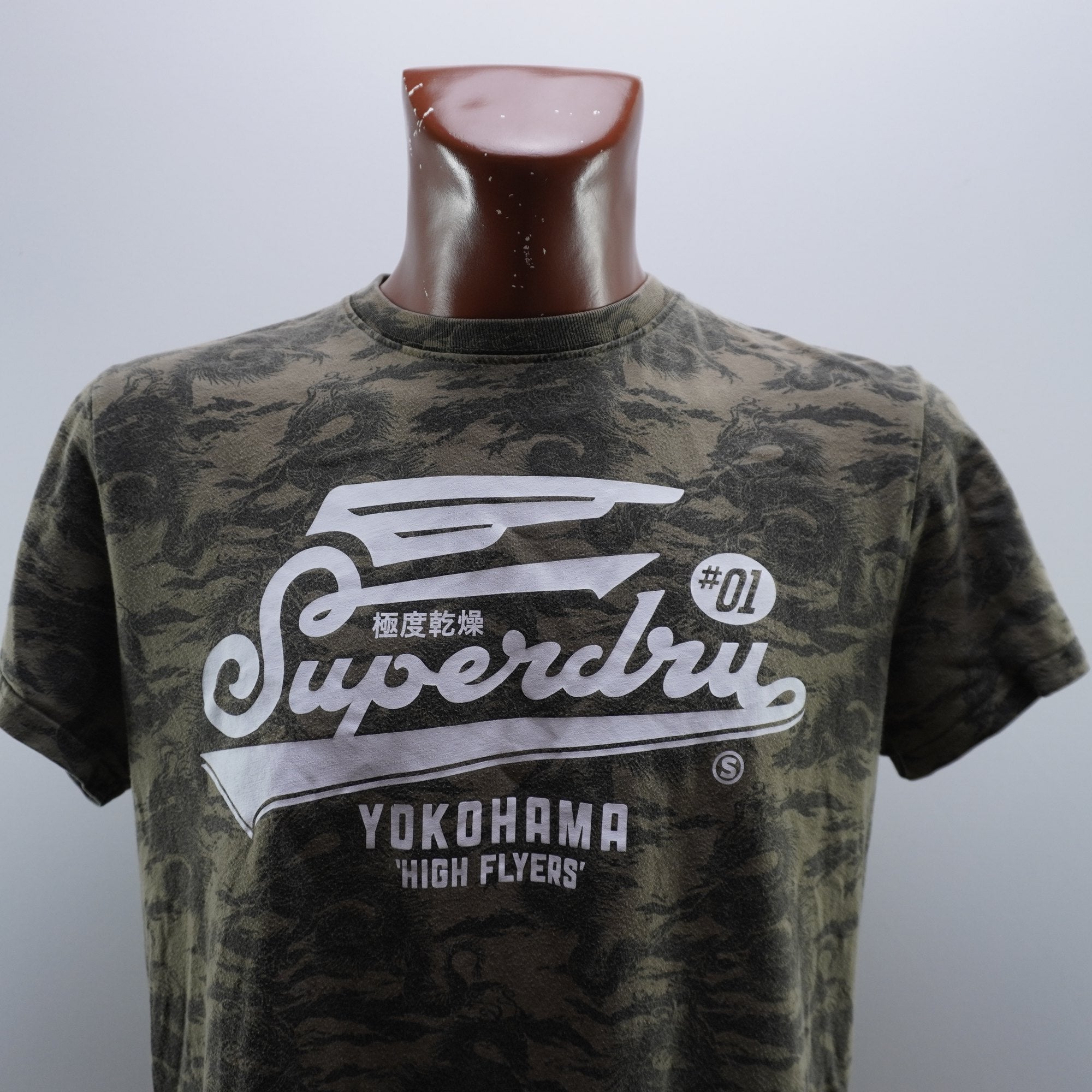 Camiseta Superdry para Hombre Usada - Verde, XXL