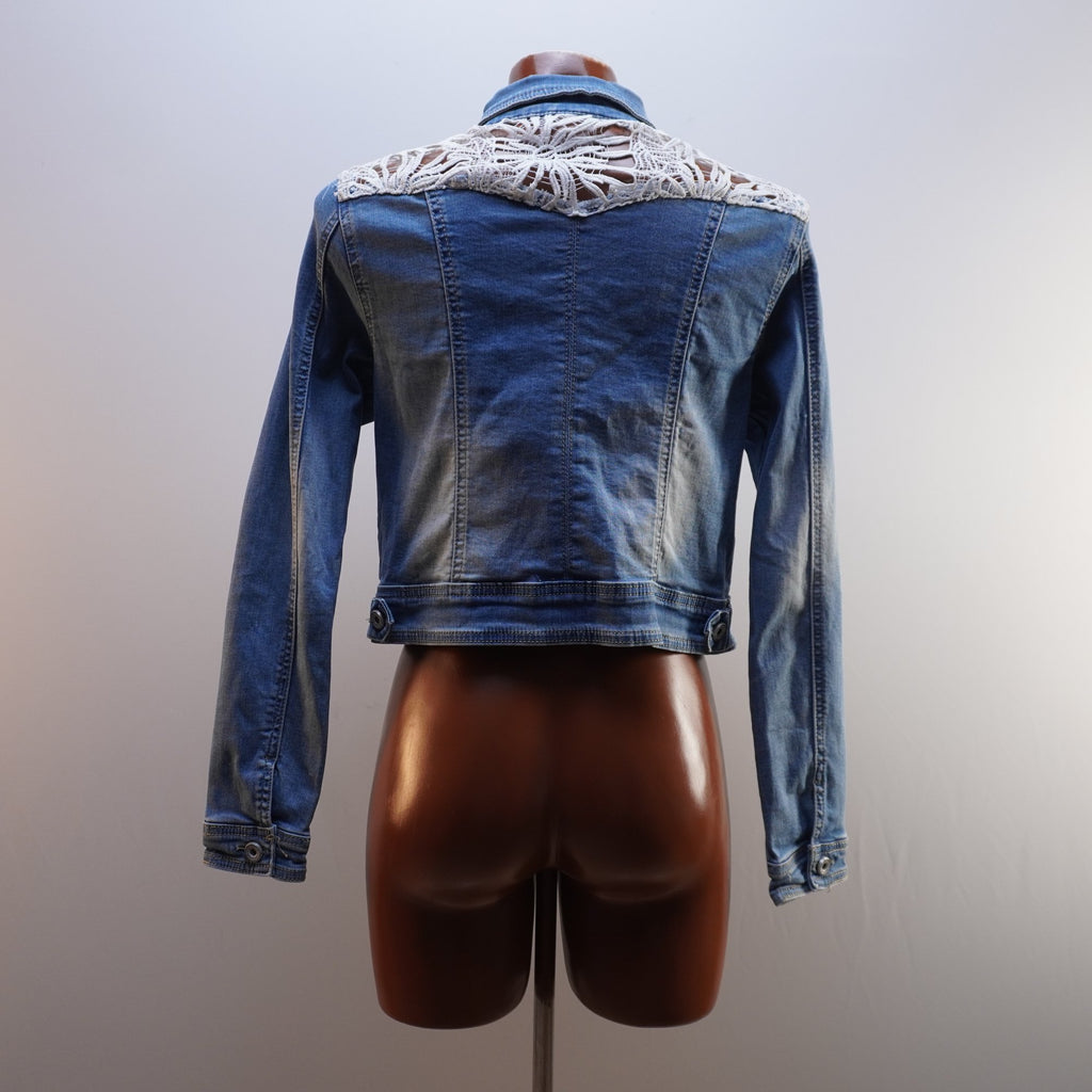 Cazadora Vaquera Italian Style para Mujer Usada - Azul, XL