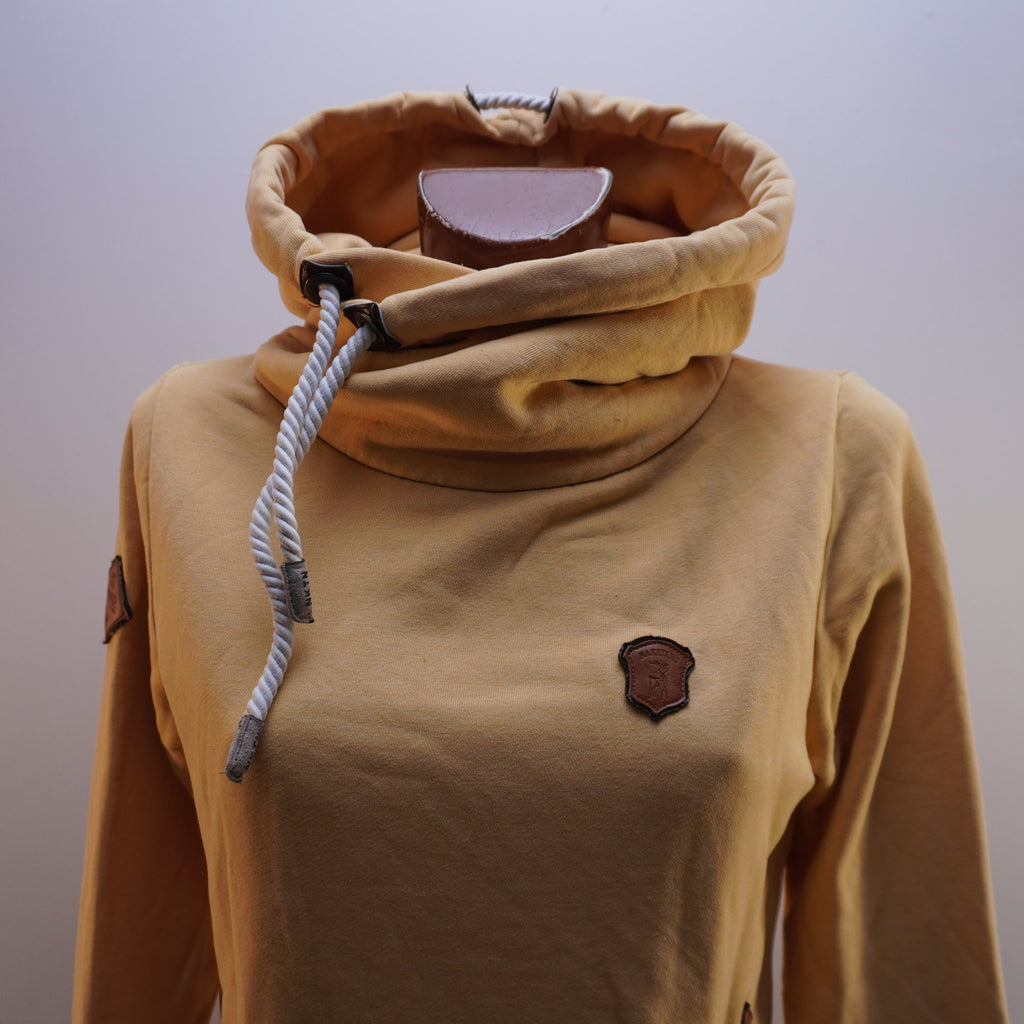 Sudadera con Capucha Naketano para Mujer Usada - Amarilla, M