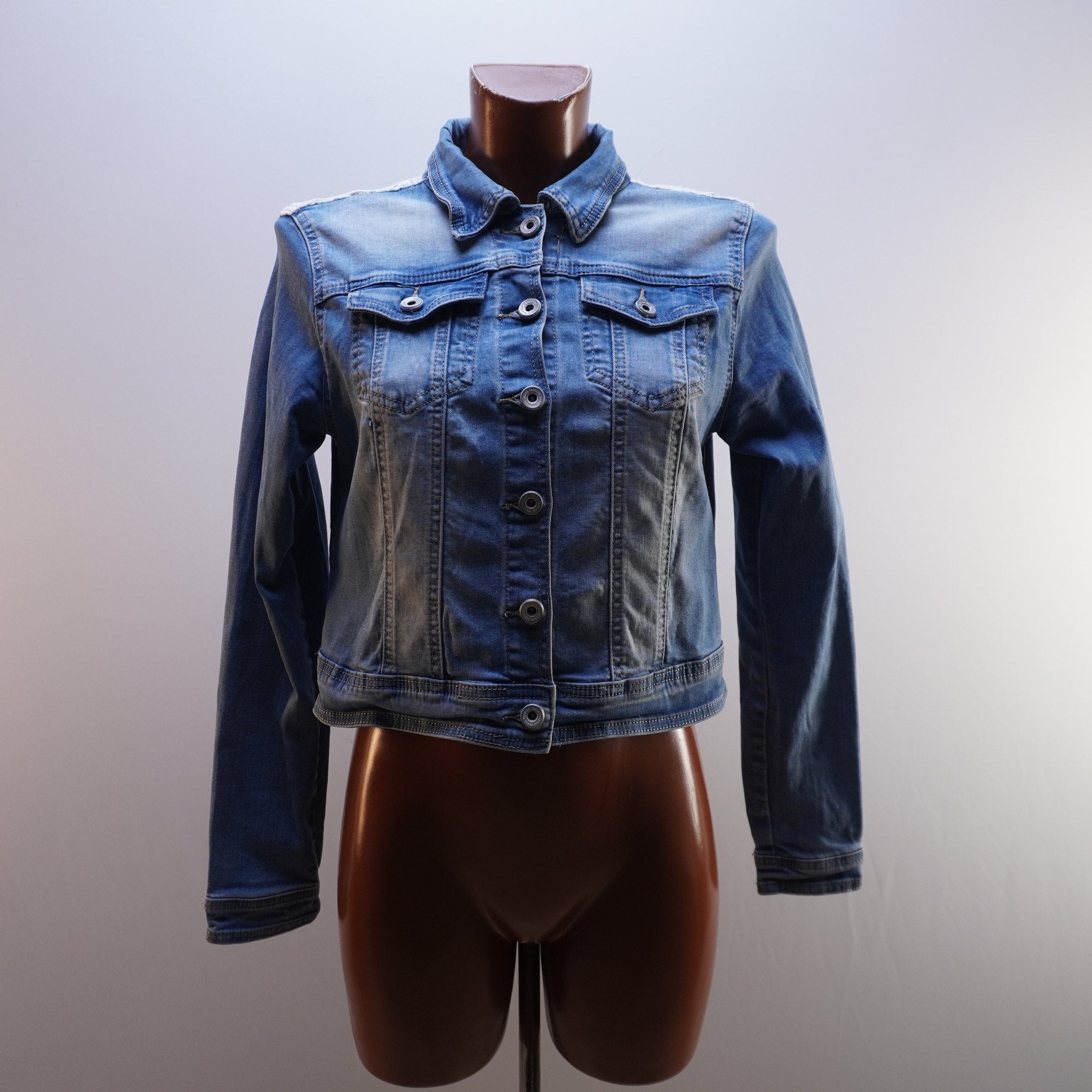 Cazadora Vaquera Italian Style para Mujer Usada - Azul, XL
