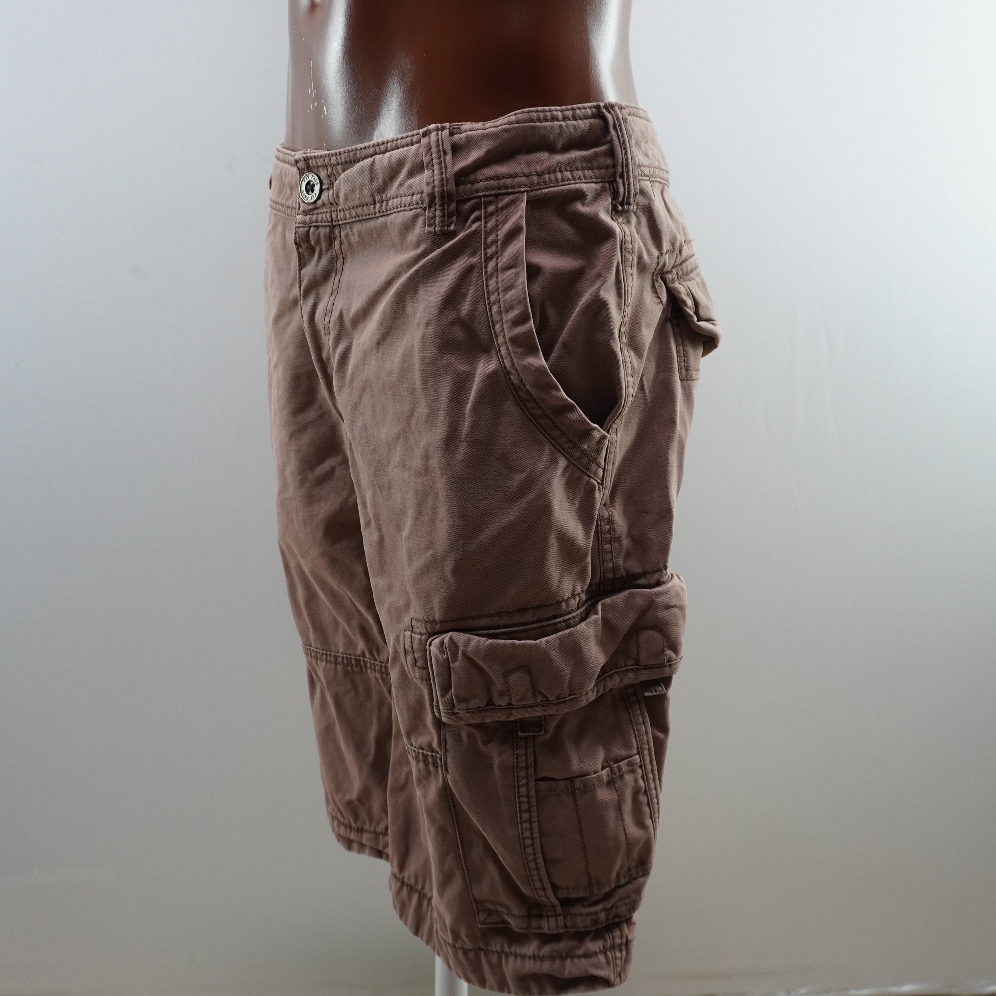 Pantalones Cortos Cargo Fat Face para Hombre - Marrón, XL, Usados en Muy Buen Estado