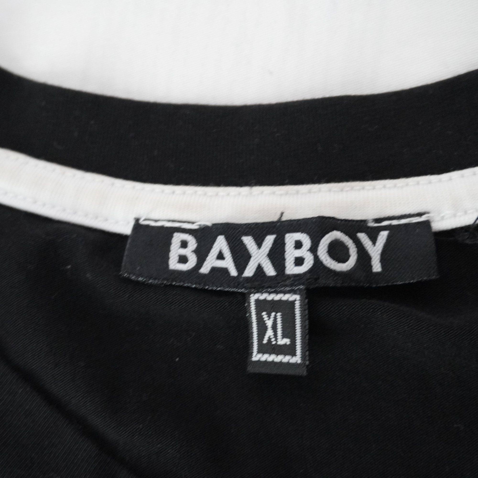 Camiseta Baxboy para Hombre Usada - Negra, Muy Buen Estado