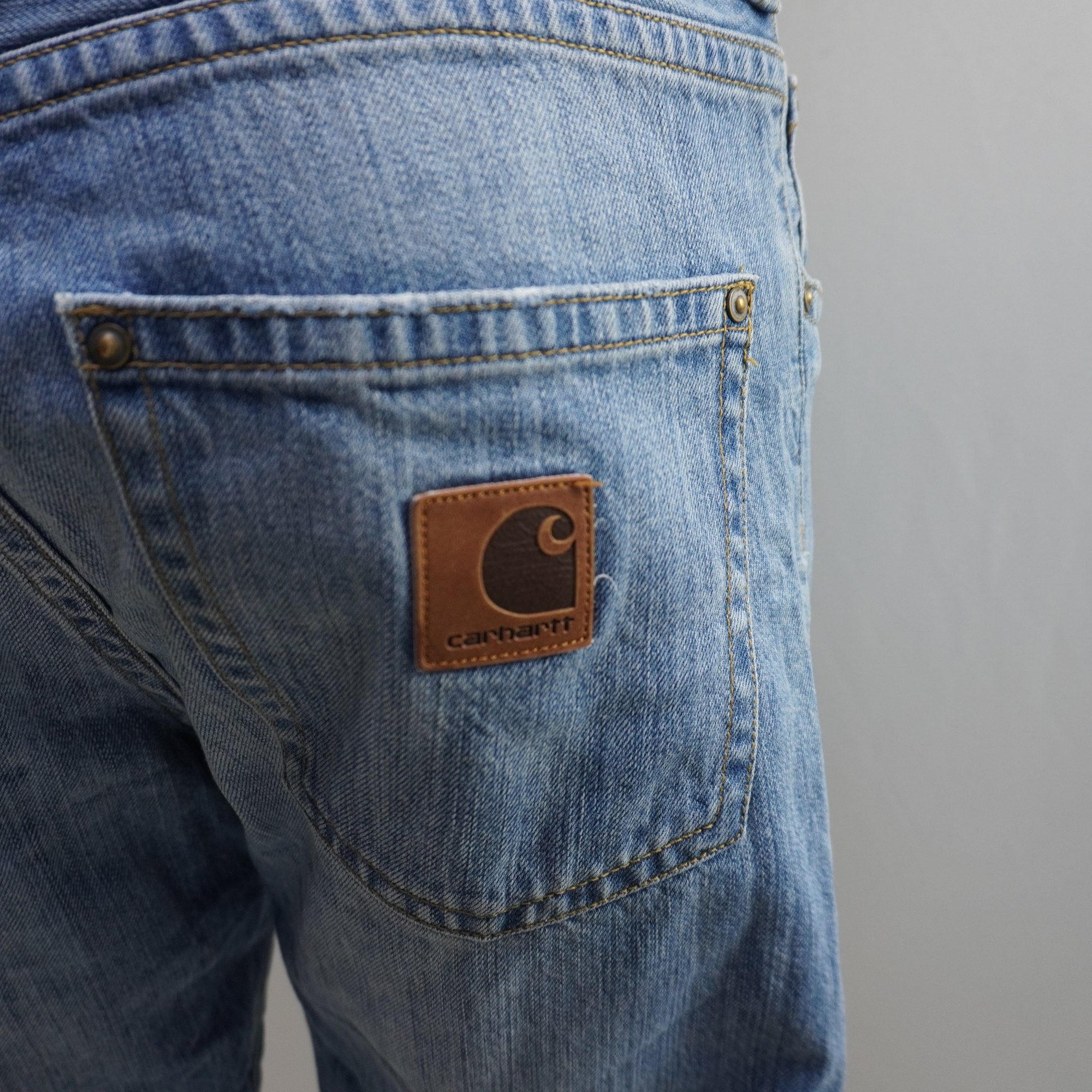 Pantalones Cortos Vaqueros Carhartt para Hombre Usados - Azul, S