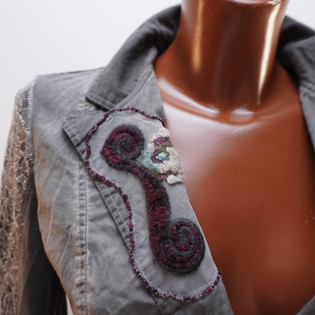 Blazer Bottega para Mujer Usado - Gris, Mediano (M)