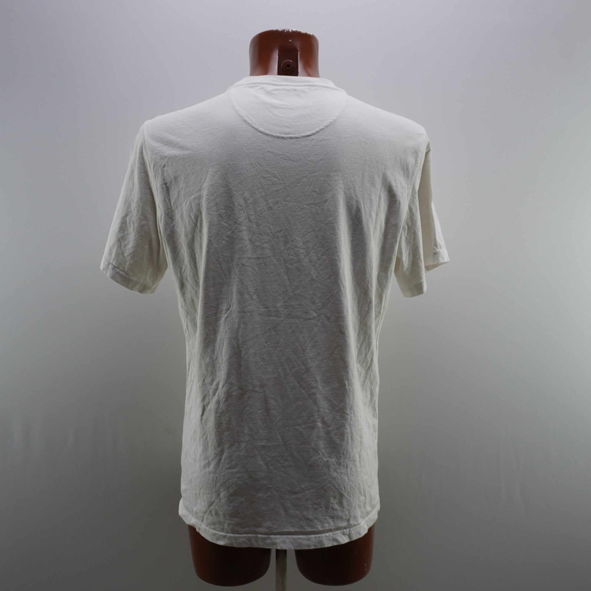 Camiseta Barbour para Hombre Usada - Blanca, XL