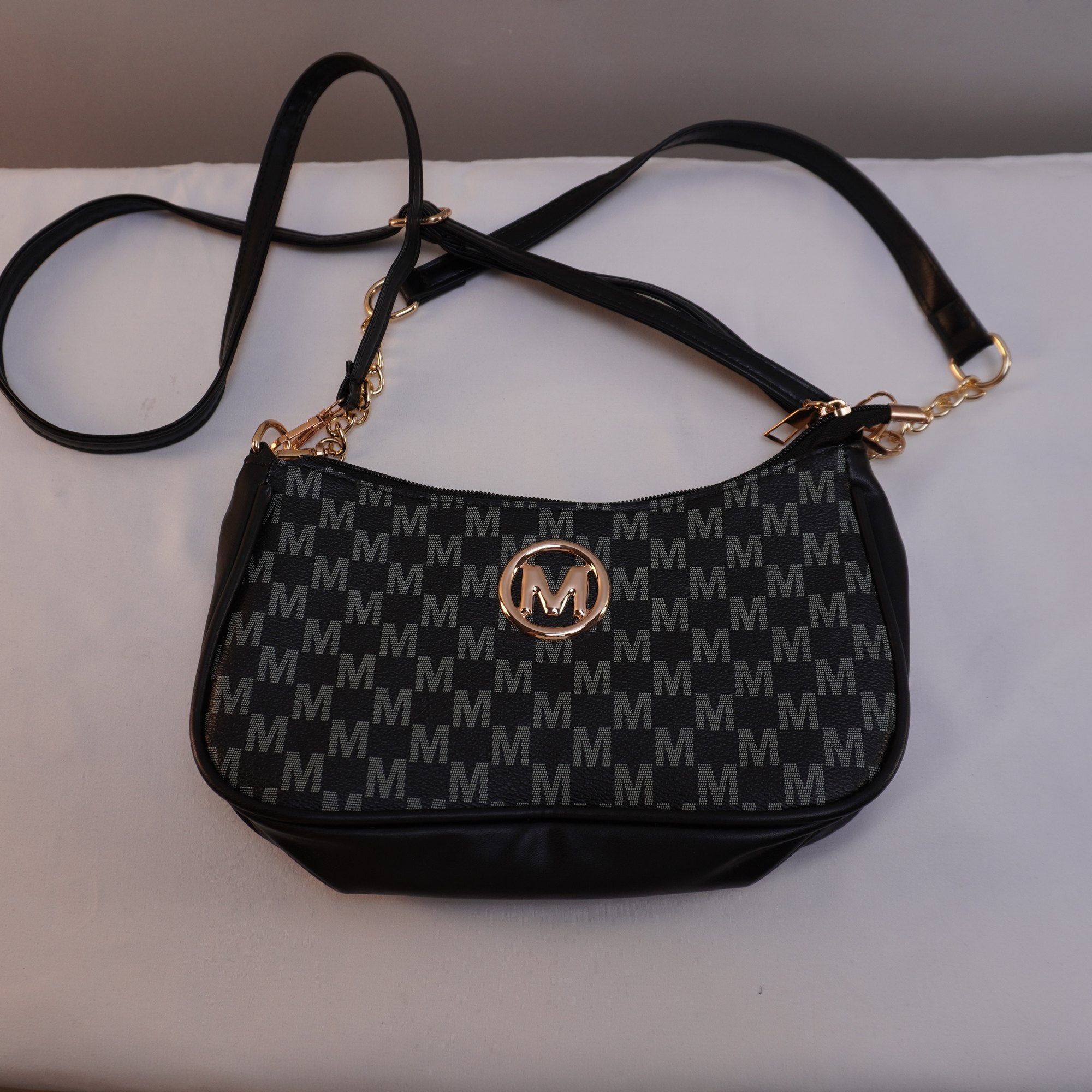 Bolso Baguette Negro para Mujer Usado - Muy Buen Estado