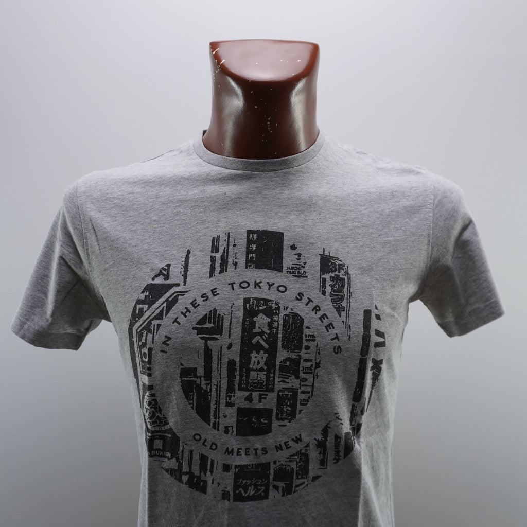 Camiseta de Manga Corta Tex para Hombre Usada - Gris, S