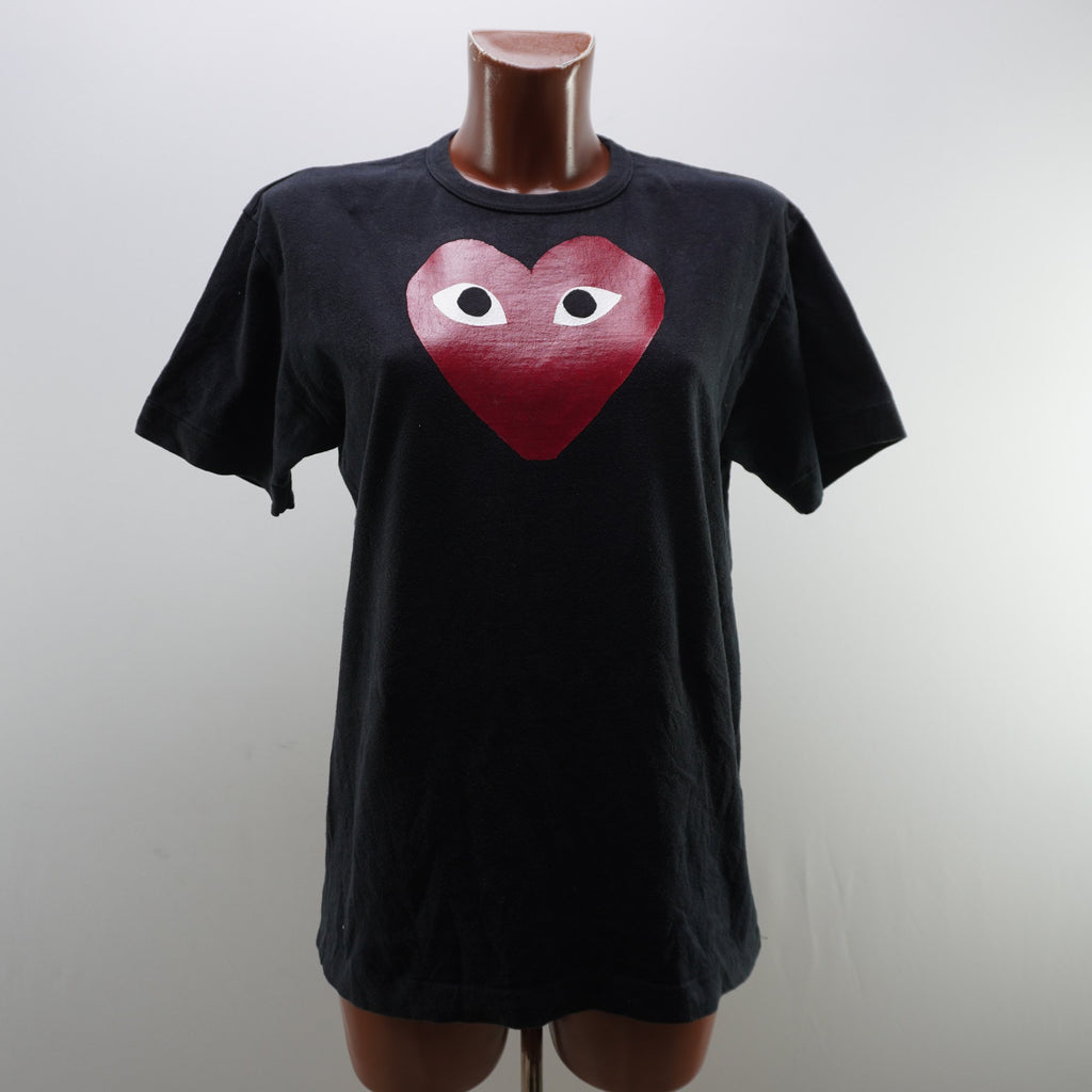 Camiseta de Manga Corta Comme des Garcons para Mujer - Negra, L (Usada en Muy Buen Estado)