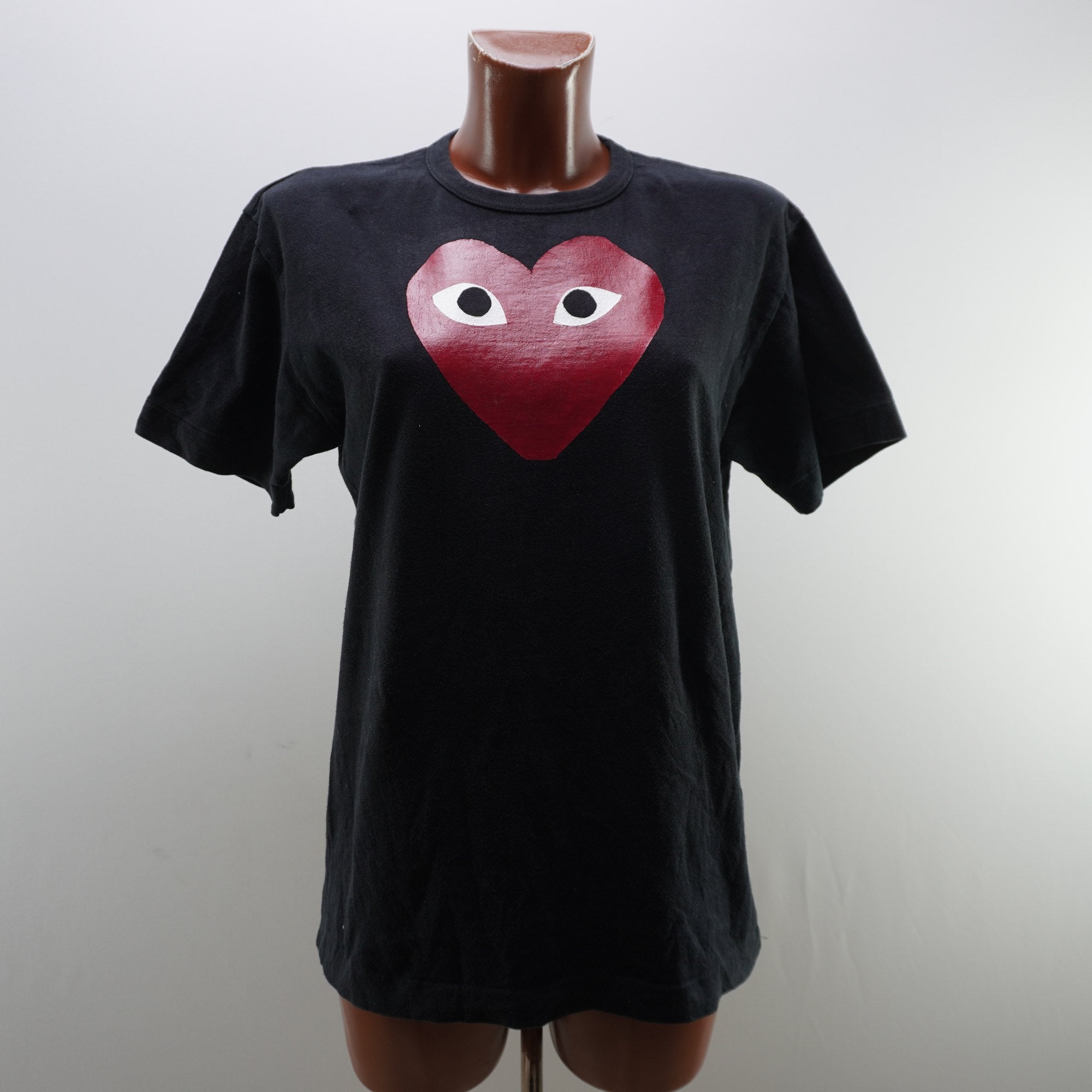 Camiseta de Manga Corta Comme des Garcons para Mujer - Negra, L (Usada en Muy Buen Estado)
