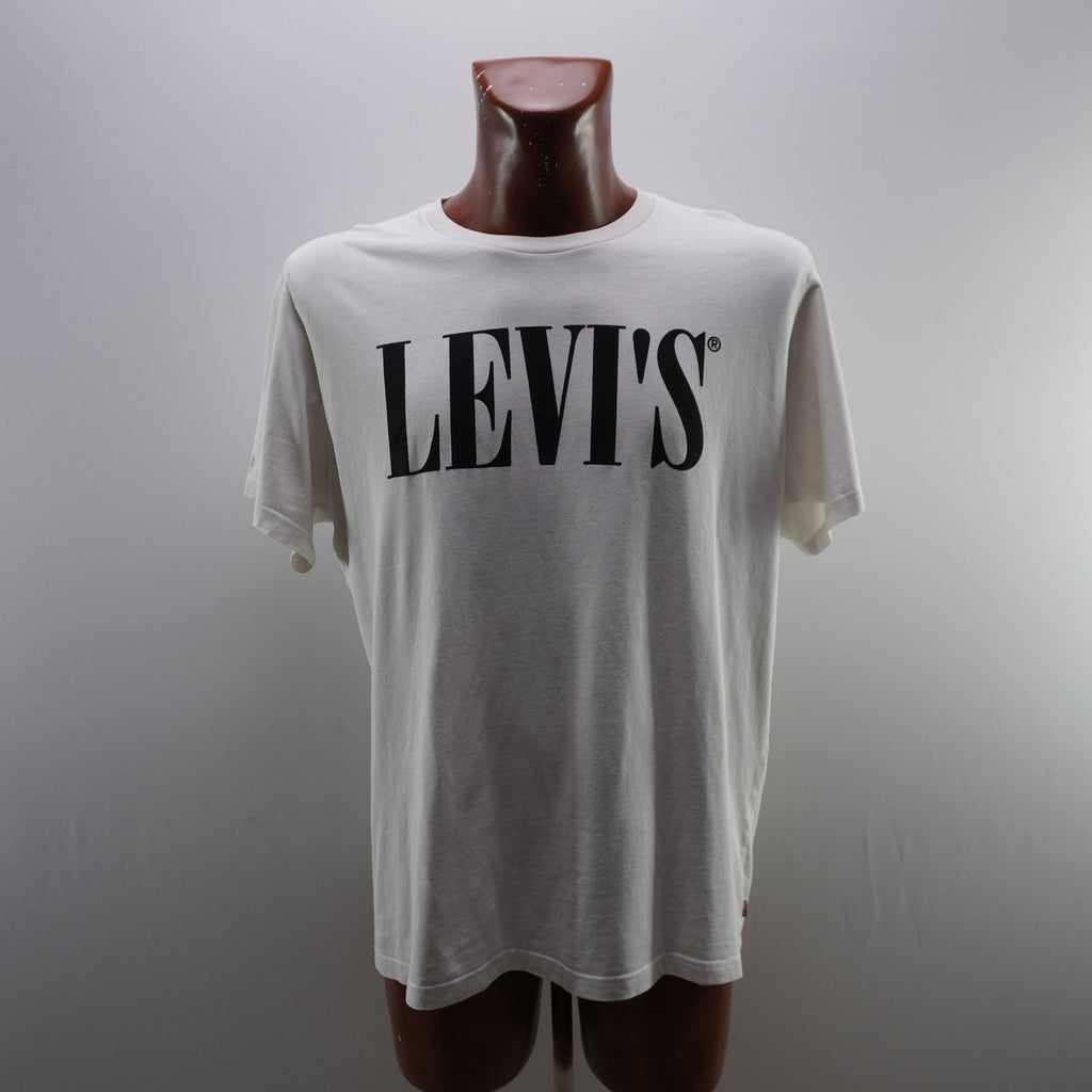Camiseta de Manga Corta Levi's para Hombre Usada - Blanca, L