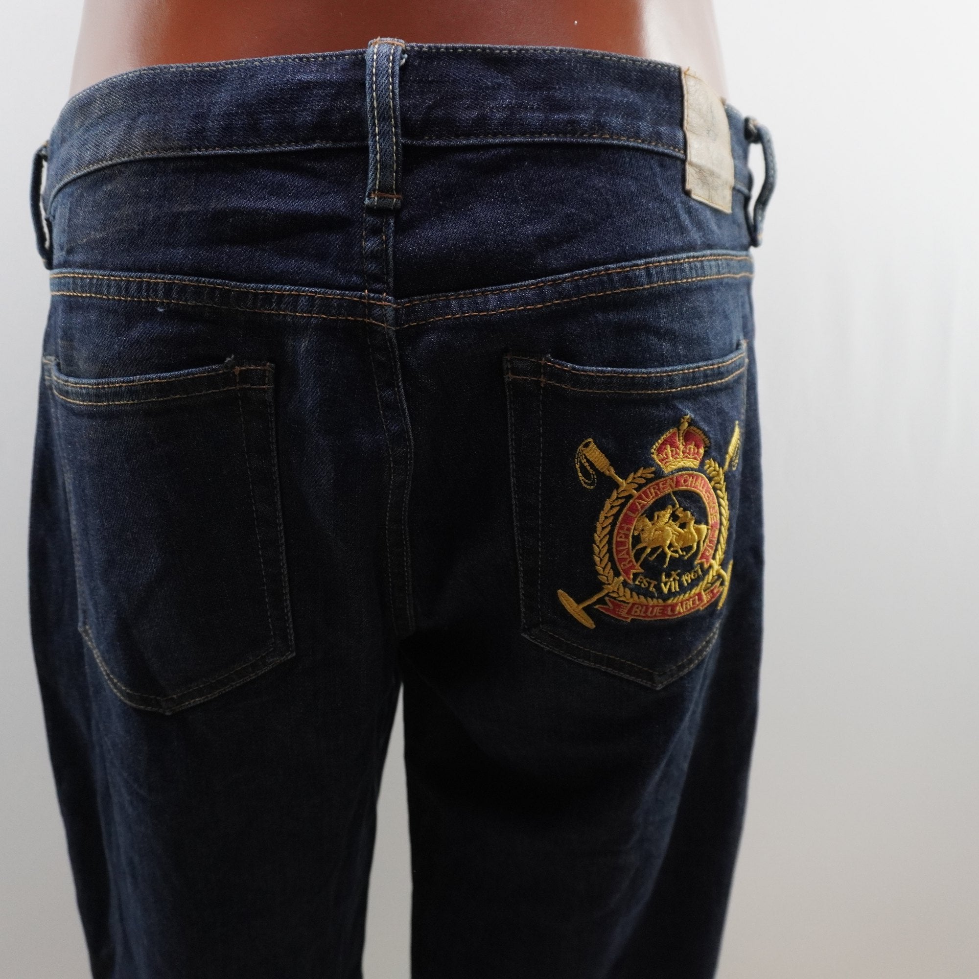 Vaqueros Ralph Lauren para Hombre Usados - Azul Marino, L