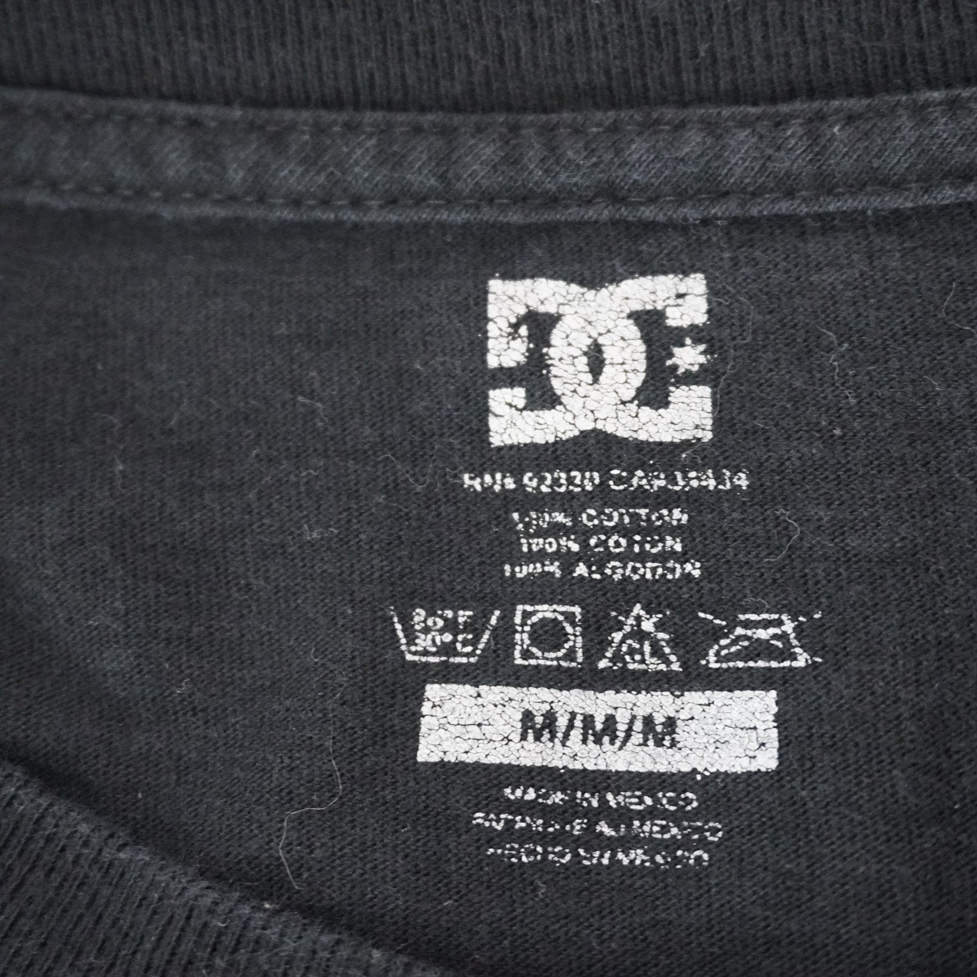 Camiseta de Manga Corta DC Shoes para Hombre Usada - Negra, M