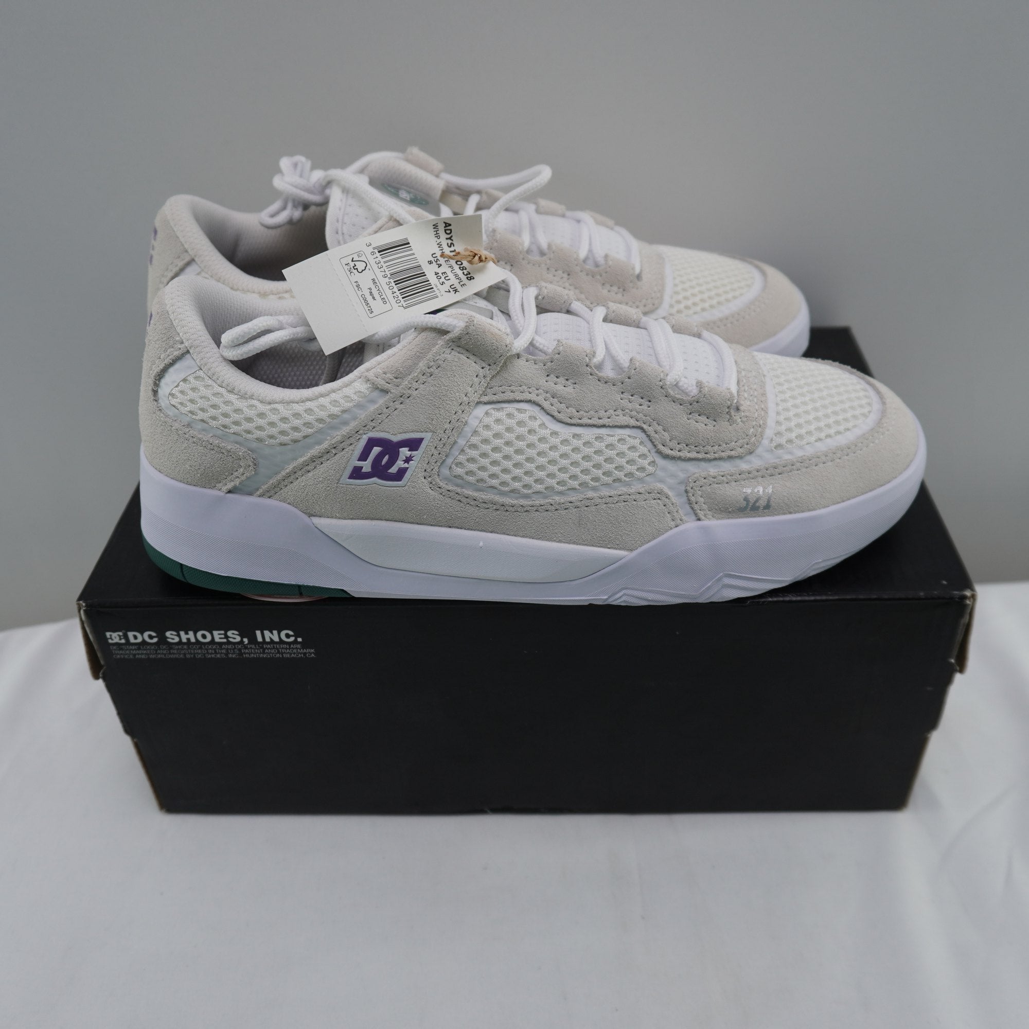 Zapatillas DC Shoes para Mujer Usadas - Blanco, 40.5