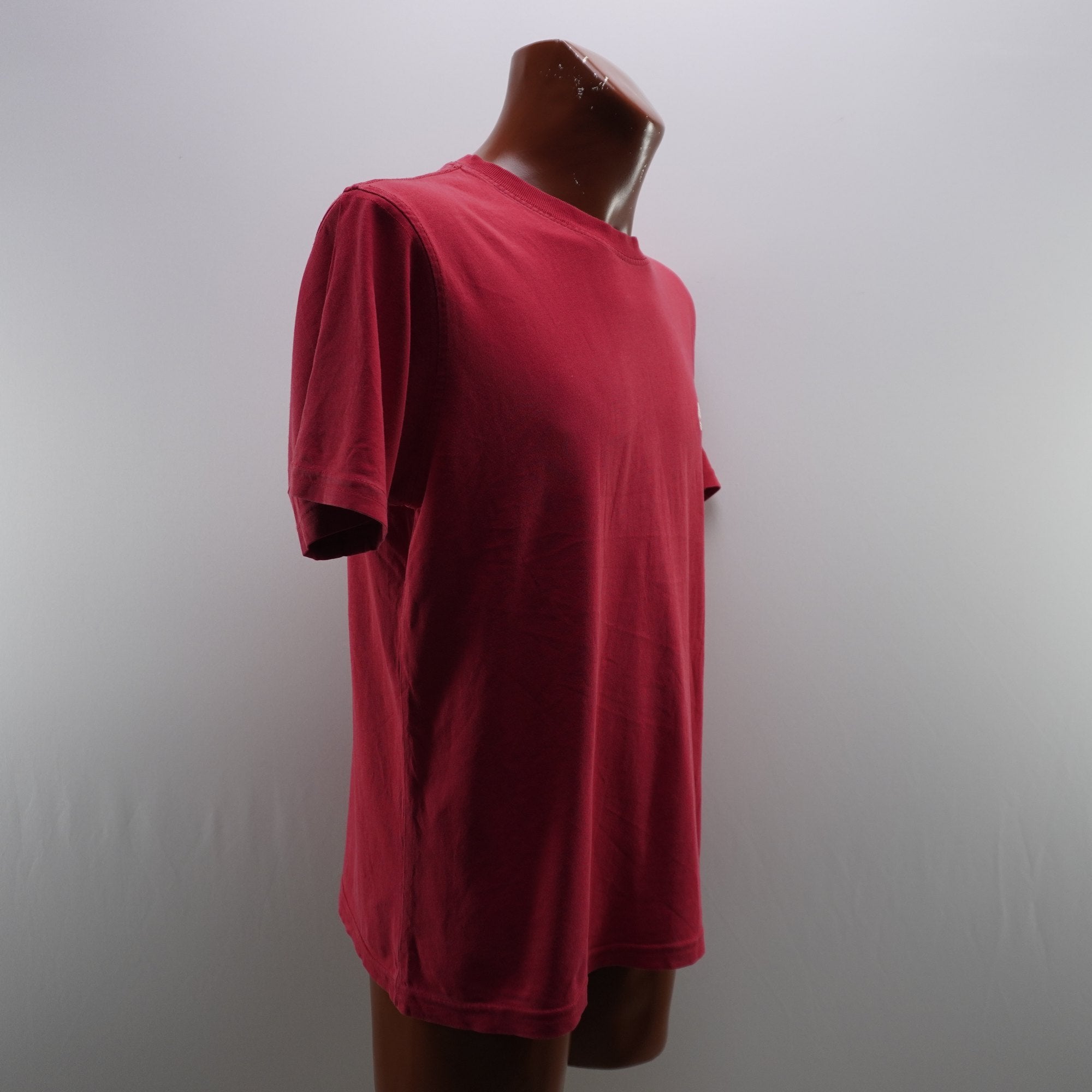 Camiseta de Manga Corta Timberland para Hombre - Roja, L (Usada en Muy Buen Estado)