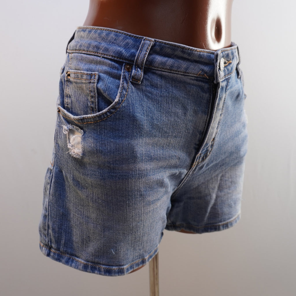 Pantalones Cortos Vaqueros Pull & Bear para Mujer Usados - Azul, XL