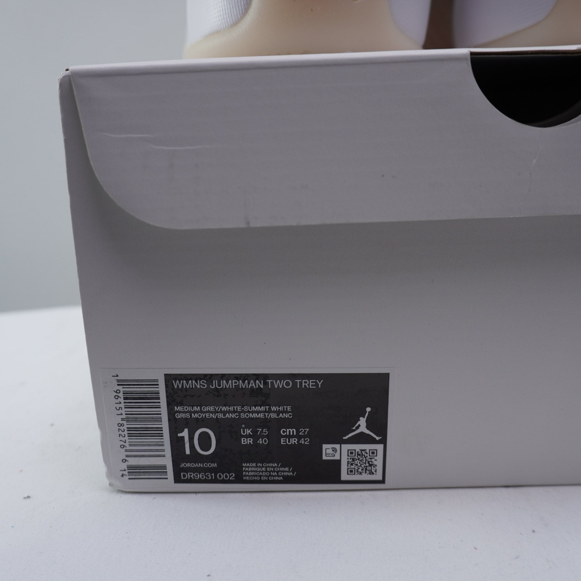 Zapatillas Jordan para Hombre Usadas - Blancas, Talla 42