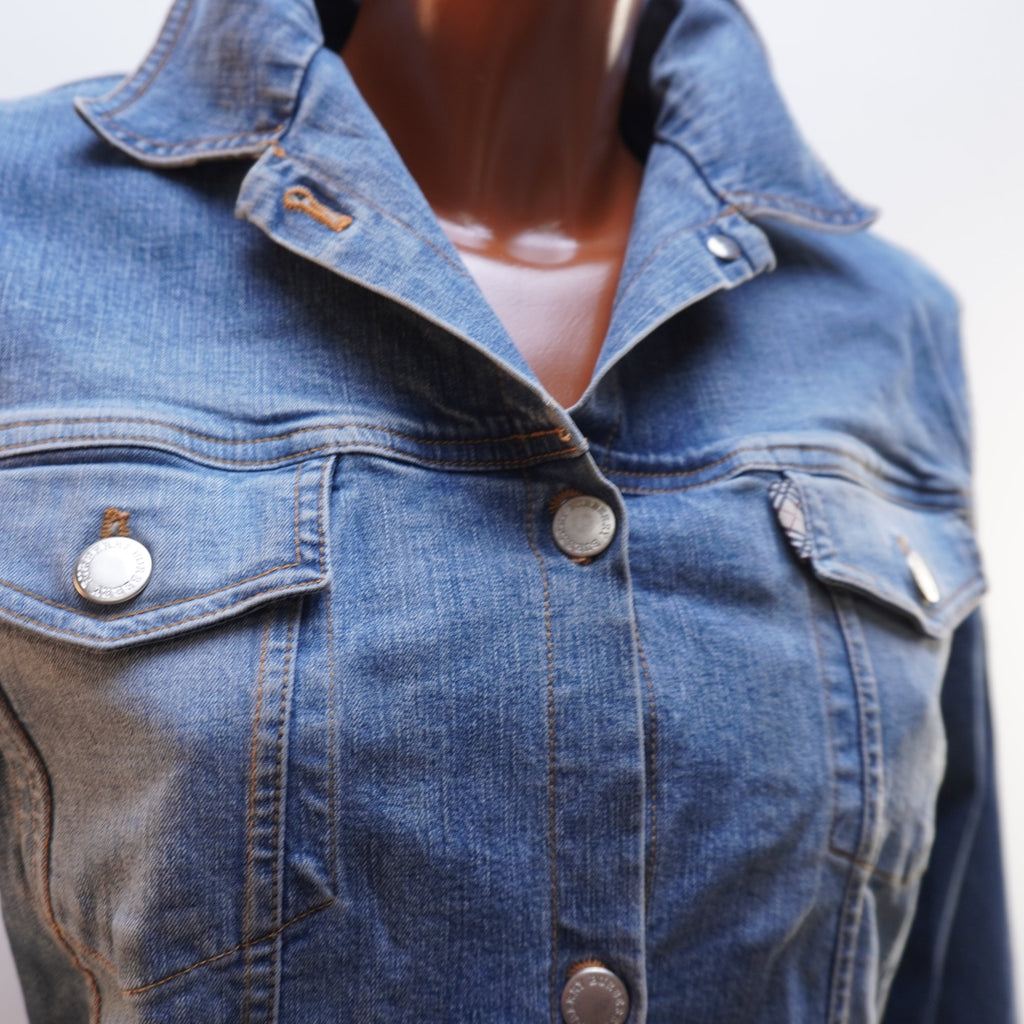 Cazadora Vaquera Burberry para Mujer Usada - Azul, M