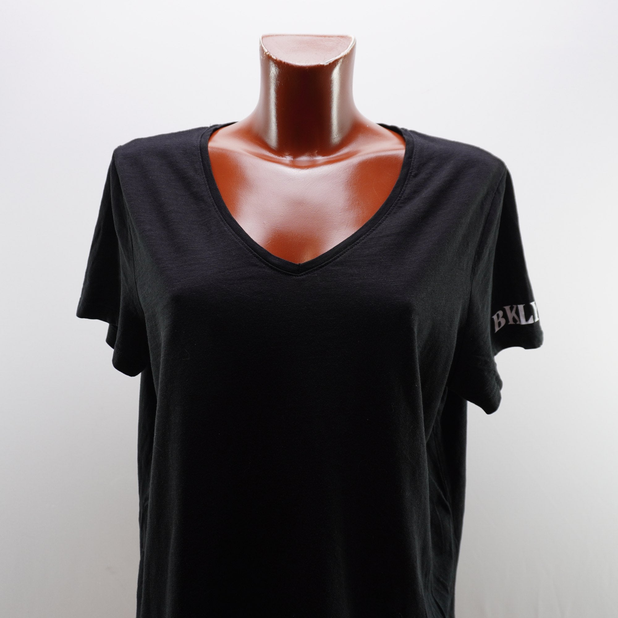 Camiseta de Manga Corta Brooklyn para Mujer Usada - Negra, L