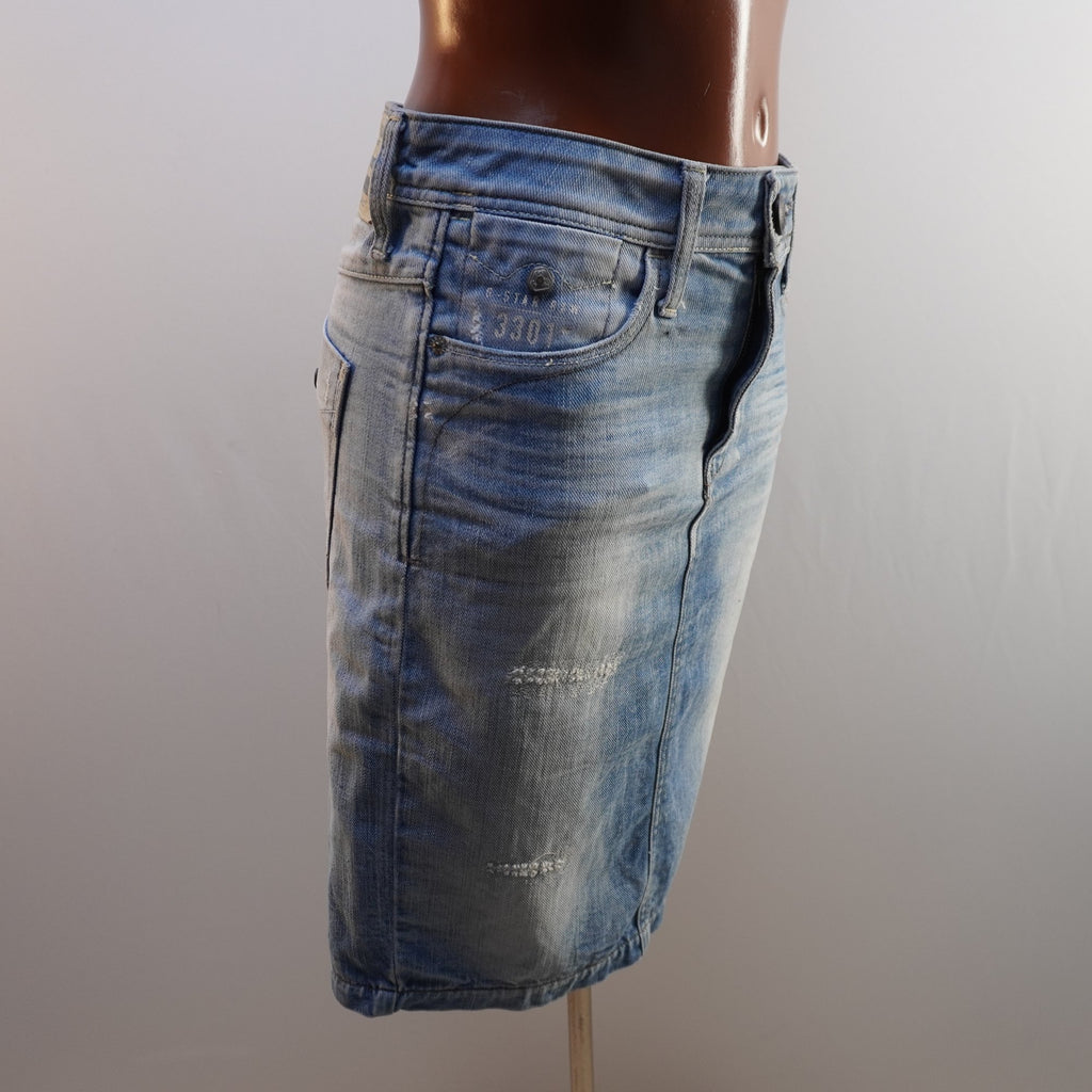 Falda G-Star para Mujer Usada - Azul, Pequeño (S)