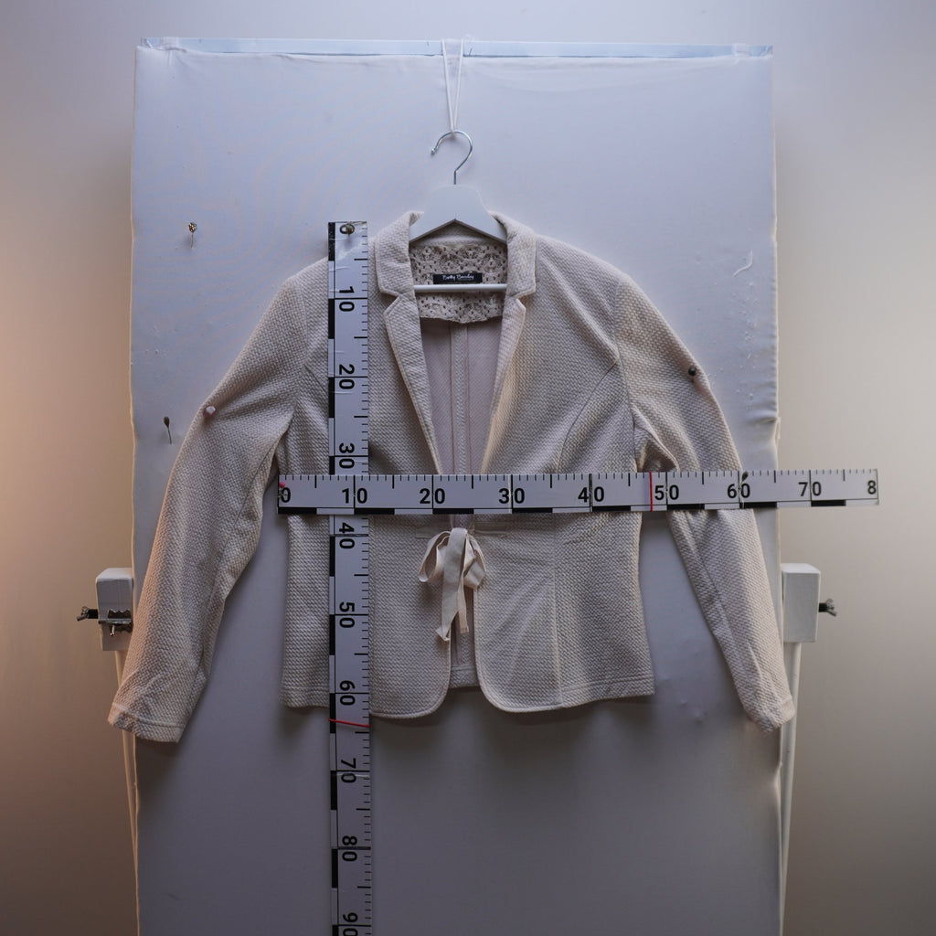 Blazer Betty Barslay para Mujer Usado - Beige, XL