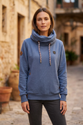 Gebrauchtes Naketano Damen-Sweatshirt - Blau, XL
