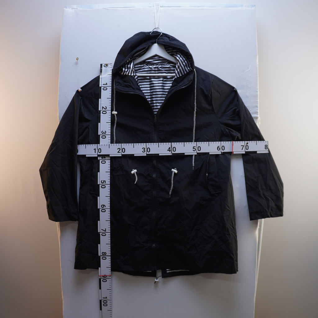 Parka Italian Style para Mujer Usada - Negra, XXXL