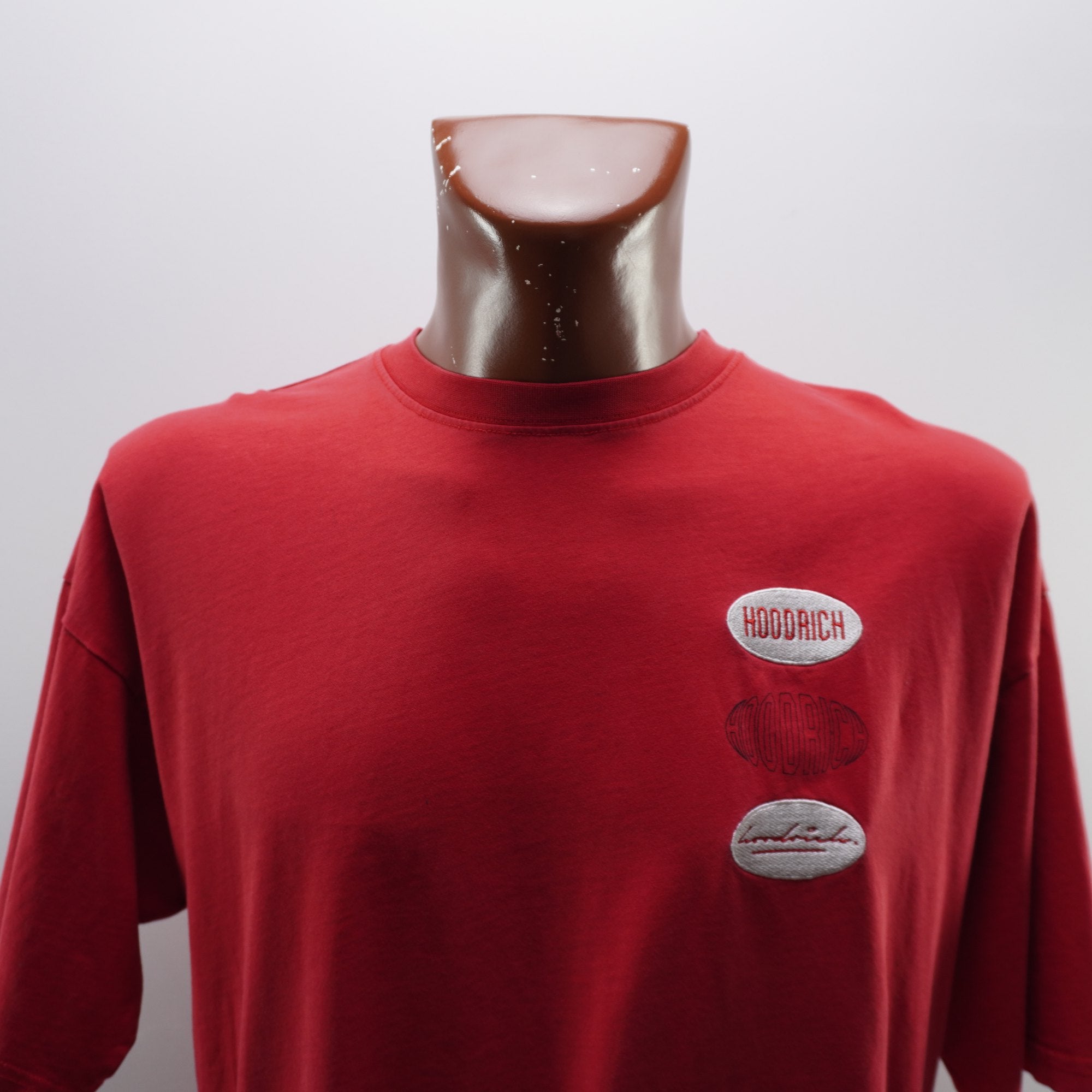Camiseta de Manga Corta Hoodrich para Hombre - Roja, M - Usada en Muy Buen Estado
