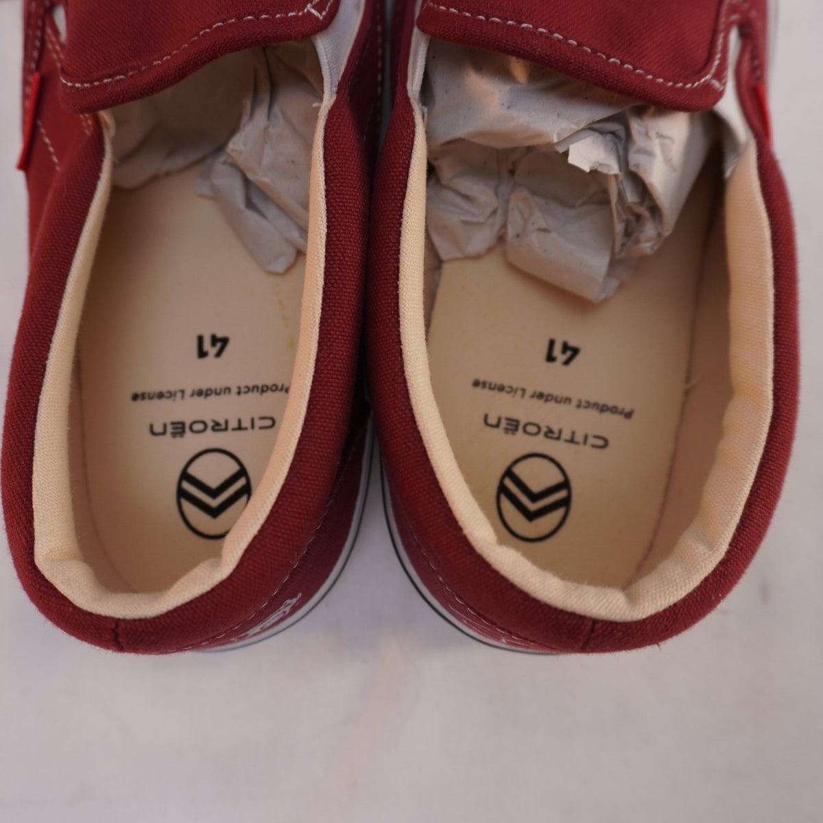 Zapatillas Citroën para Hombre Usadas - Rojas, Talla 41