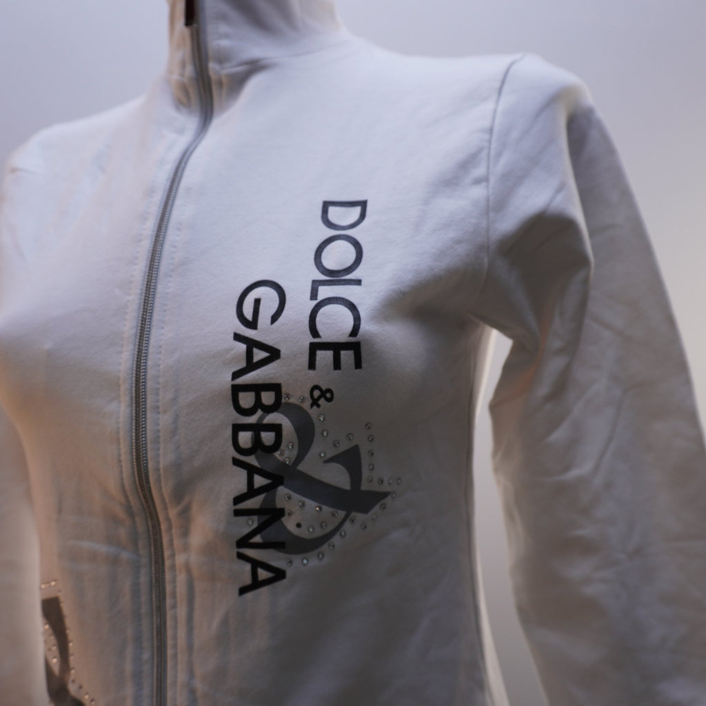 Sudadera con Capucha Dolce Gabbana para Mujer Usada - Blanco, XL