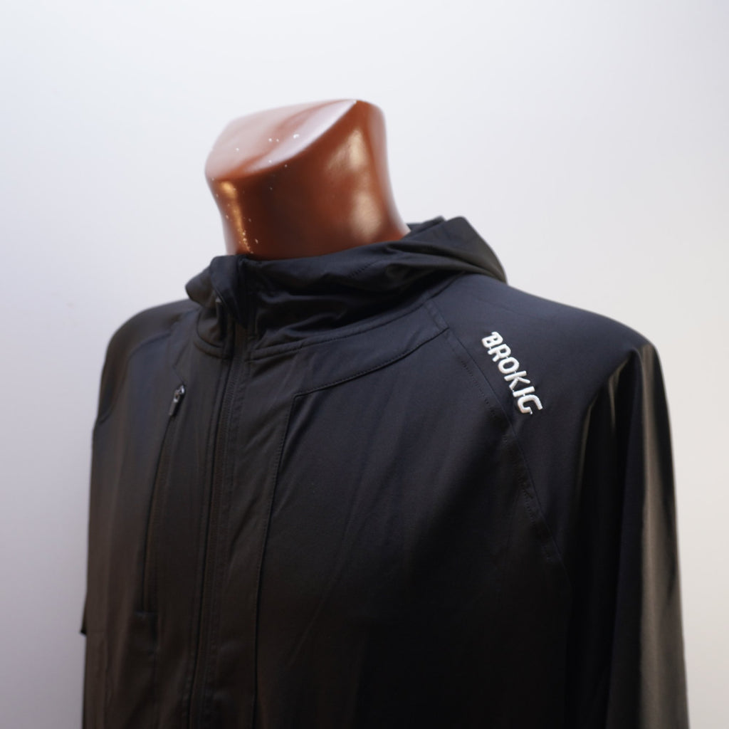 Sudadera con Capucha Brokig para Hombre Usada - Negra, XXL