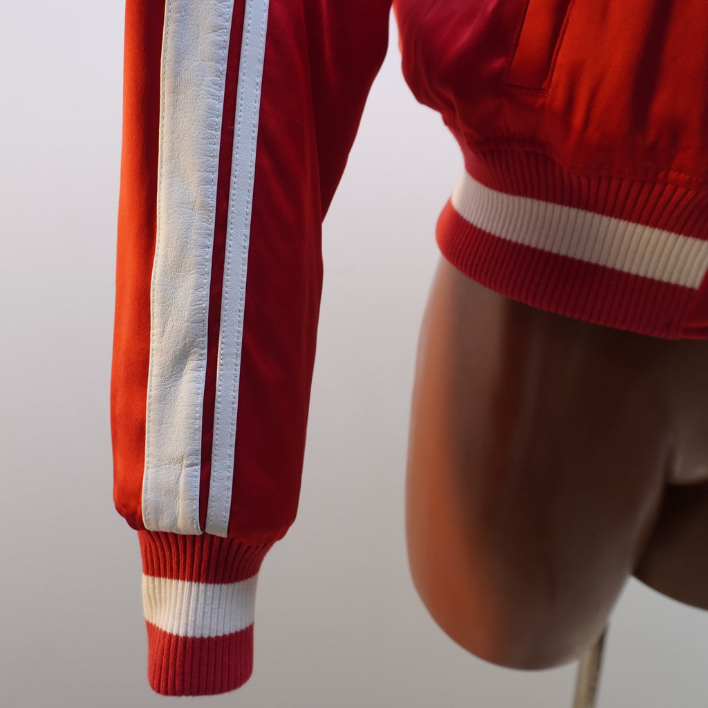Chaqueta Bomber Amiry para Mujer Usada - Roja, Pequeño (S)