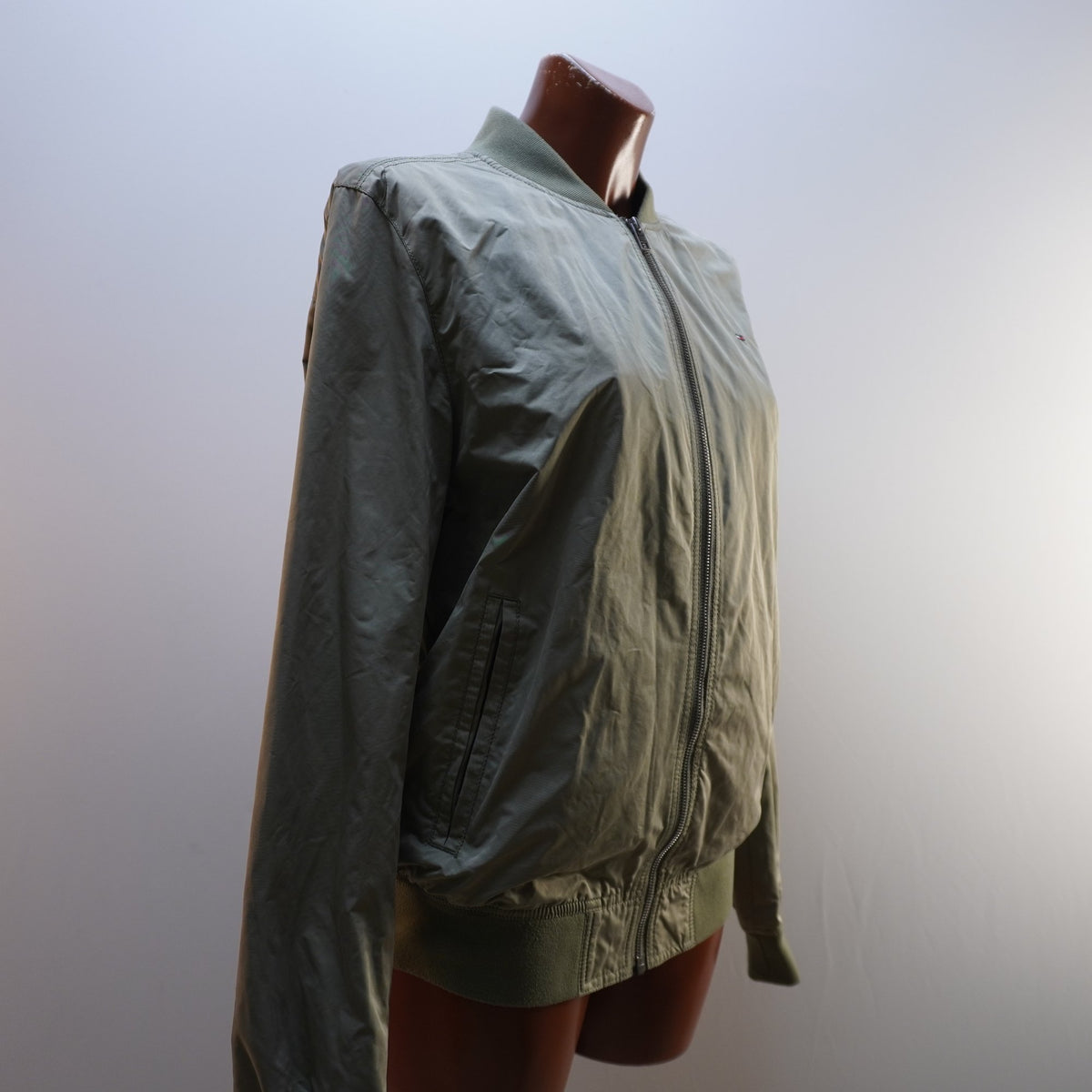 Chaqueta Bomber Tommy Hilfiger para Hombre Usada - Verde, L
