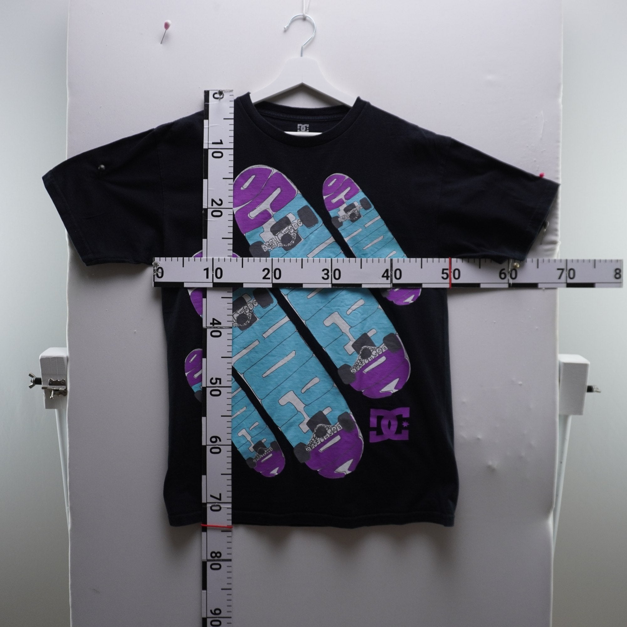 Camiseta de Manga Corta DC Shoes para Hombre Usada - Negra, M