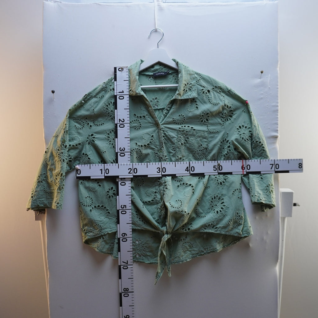 Camisa de Vestir Pescara para Mujer Verde - XL, Usada en Muy Buen Estado