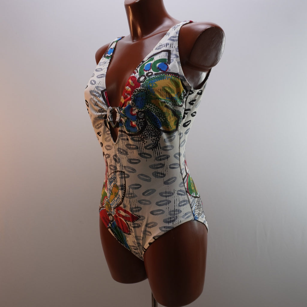 Vestido de Baño Desigual para Mujer Usado - Multicolor, XL