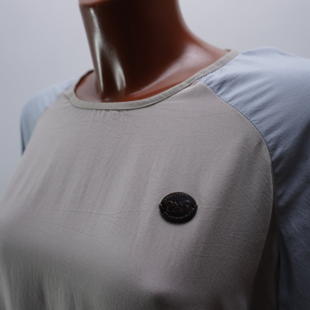 Camiseta Naketano para Mujer Usada - Gris, L