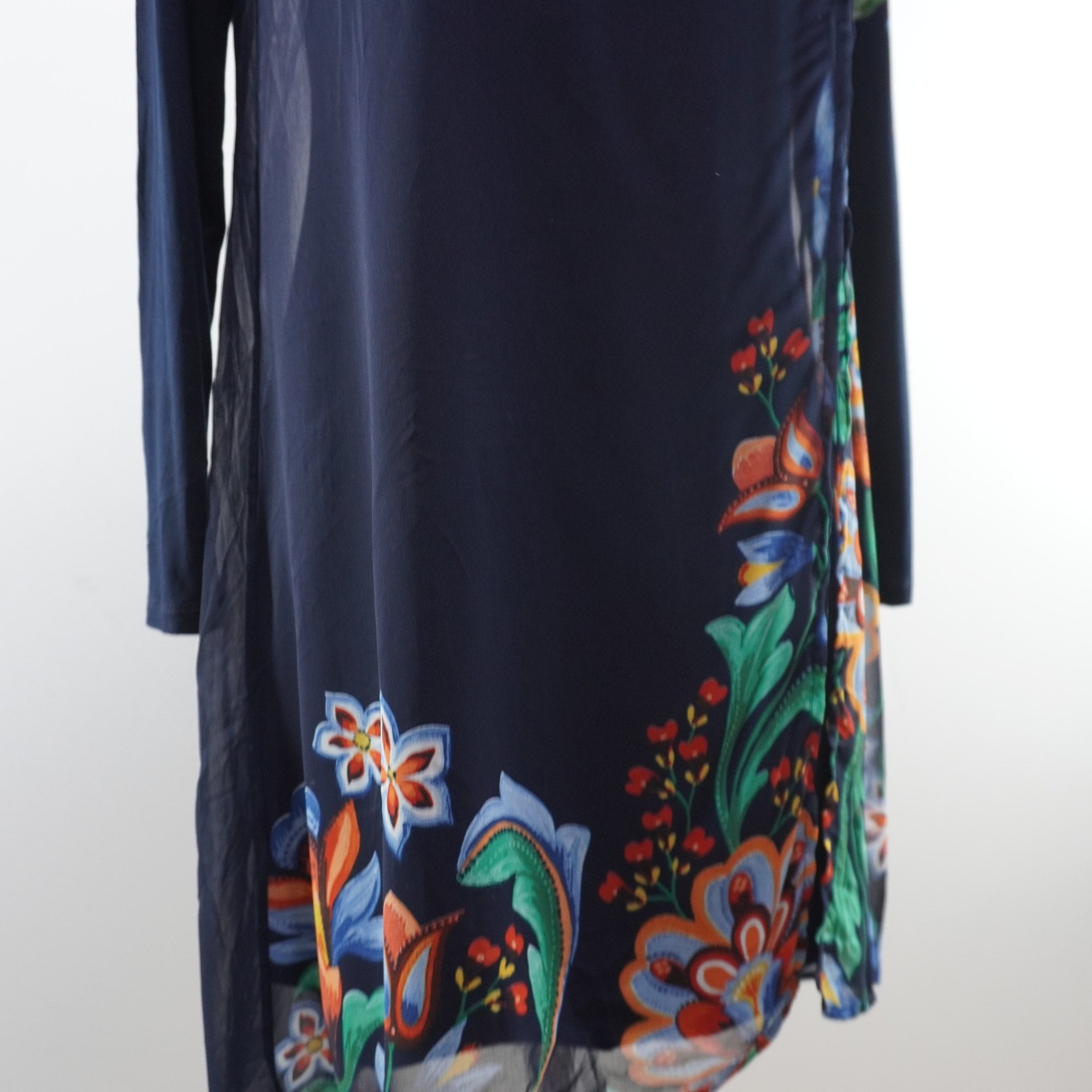 Vestido Desigual para Mujer Usado - Azul Marino, XL