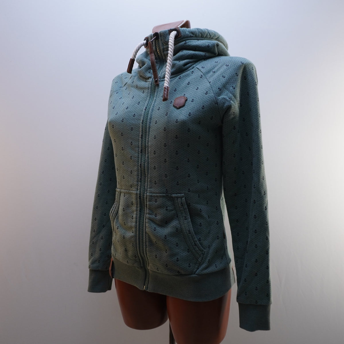 Sudadera con Capucha Naketano para Mujer Usada - Verde, M